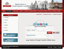 Tablet Screenshot of klaproceedings.niyamasabha.org